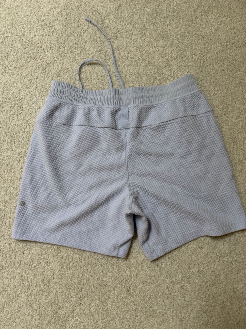 lululemon athletica Light Blue Quilted Athletic Shorts - Picture 3 of 4